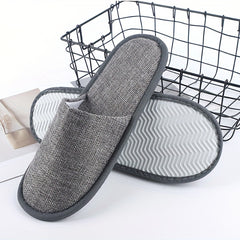 Home Linen Disposable Slippers Closed Toe Easy Pack