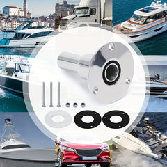 24mm 0 94 Straight Thru Hull Exhaust Skin Fitting Tube Pipe Socket For Boat Yach