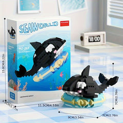 Jellyfish Ocean Animal Model Building Blocks DIY Handcraft Educational