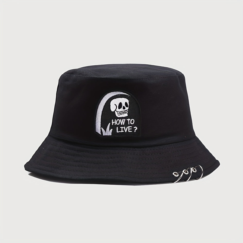 Rock Hip Hop Bucket Hat Sun Hat Fisherman Hat