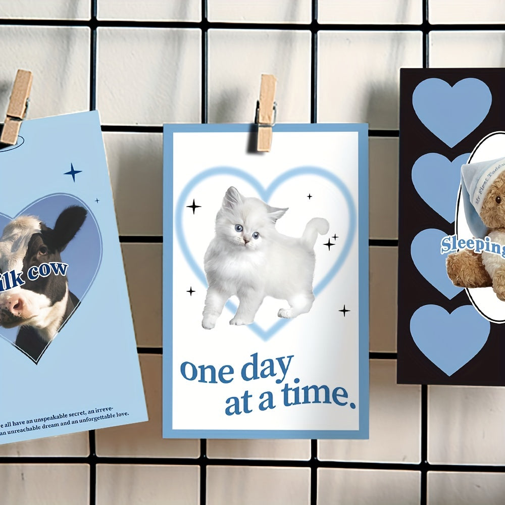 10pcs Elegant Greeting Cards for Home Decor