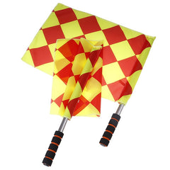 Small Square Football Game Referee Flag Starting Flag Signal Flag