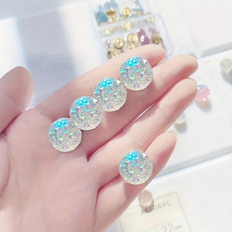 30pcs Glitter Rhinestone Push Pins for Wall Hangings Bulletin Board Maps
