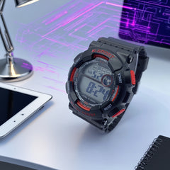 Youth Waterproof Sports Watch Timer Alarm Clock Luminous Dial