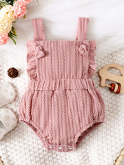 Baby Girls Sleeveless Thin Strap Onesie Clothes