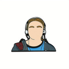 Hip Hop Enamel Brooch Cartoon Character Lapel Pin For Girls