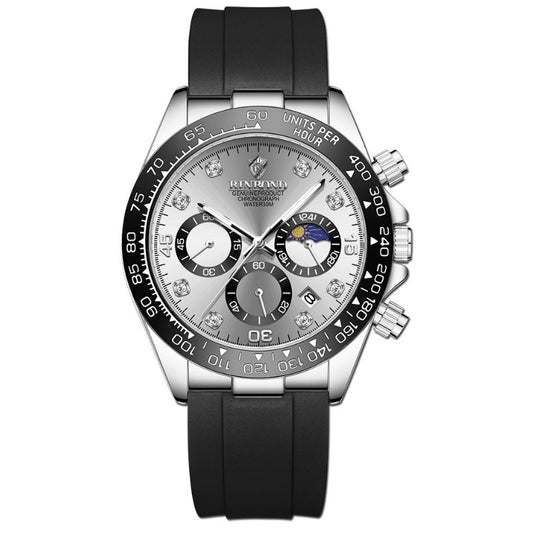 Multifunctional Sports Chronograph Quartz Watch Men's Waterproof Watch