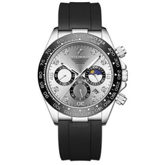 Multifunctional Sports Chronograph Quartz Watch Men's Waterproof Watch