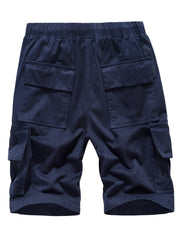 Men's Drawstring Cargo Shorts for Summer and Beach