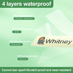 Cartoon Name Stickers - Waterproof & Stain Resistant - 40-180pcs