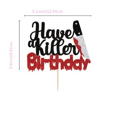 Halloween Cake Insert Have A Killer Birthday Topper