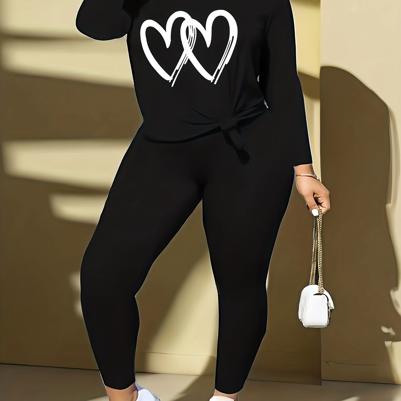 Halloween Graphic Print 2 Piece Set