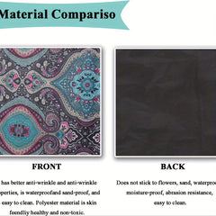 Large Sandfree Beach Blanket Waterproof Mat For 4-6 Adults