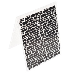 1pc Round Dot Wall Brick Plastic Concave convex Embossing Machine Template