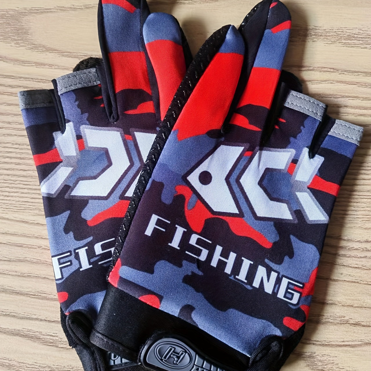 Breathable Anti Skid Fishing Gloves 3 Finger Dexterity Grip
