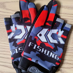 Breathable Anti Skid Fishing Gloves 3 Finger Dexterity Grip