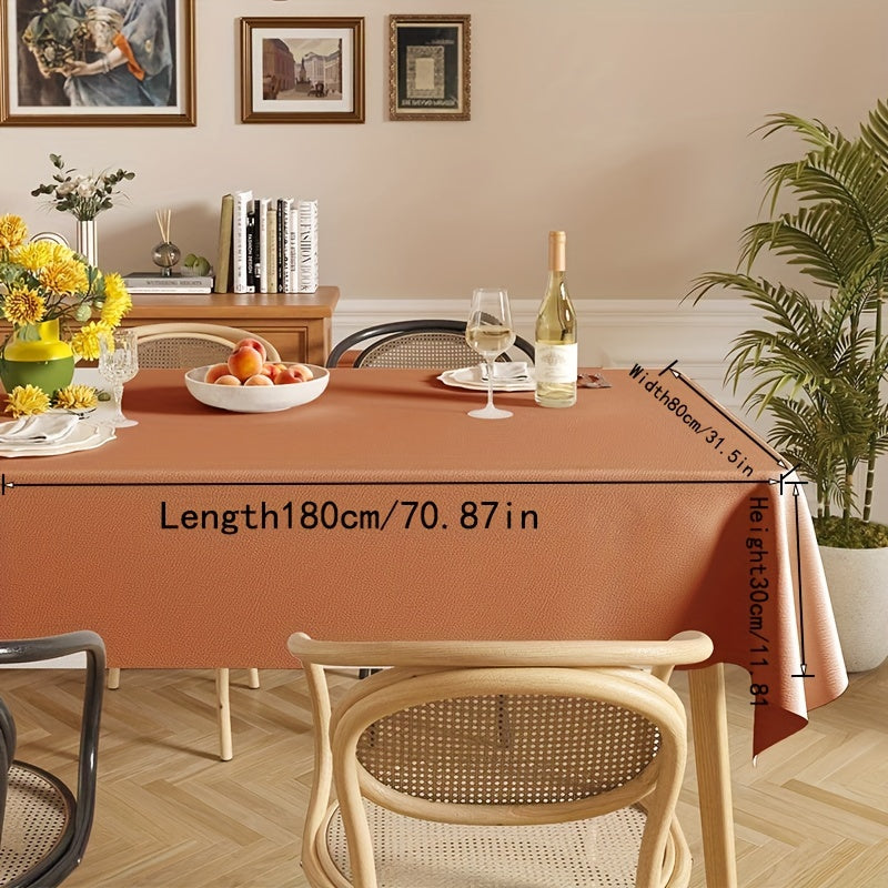 Waterproof Rectangle Tablecloth Stain Resistant for Home Decor with Mesh