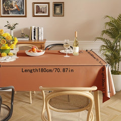 Waterproof Rectangle Tablecloth Stain Resistant for Home Decor with Mesh