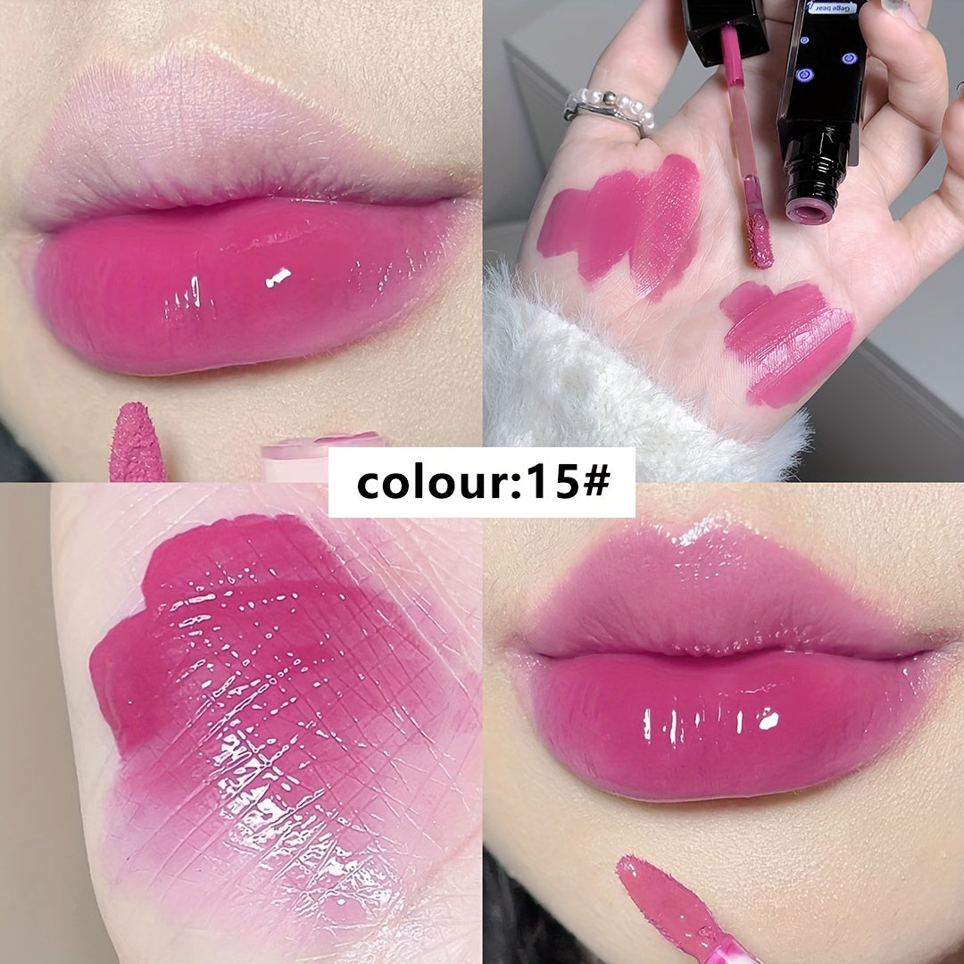 Pink Shell Mirror Lip Glaze Film Forming Non Drying Lipstick