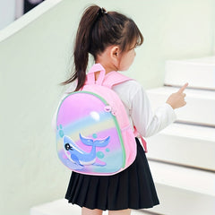 Kids Dolphin Backpack Large Capacity Lightweight School Bag