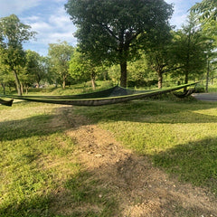 Large Portable Camping Hammock with Straps & Net Pocket