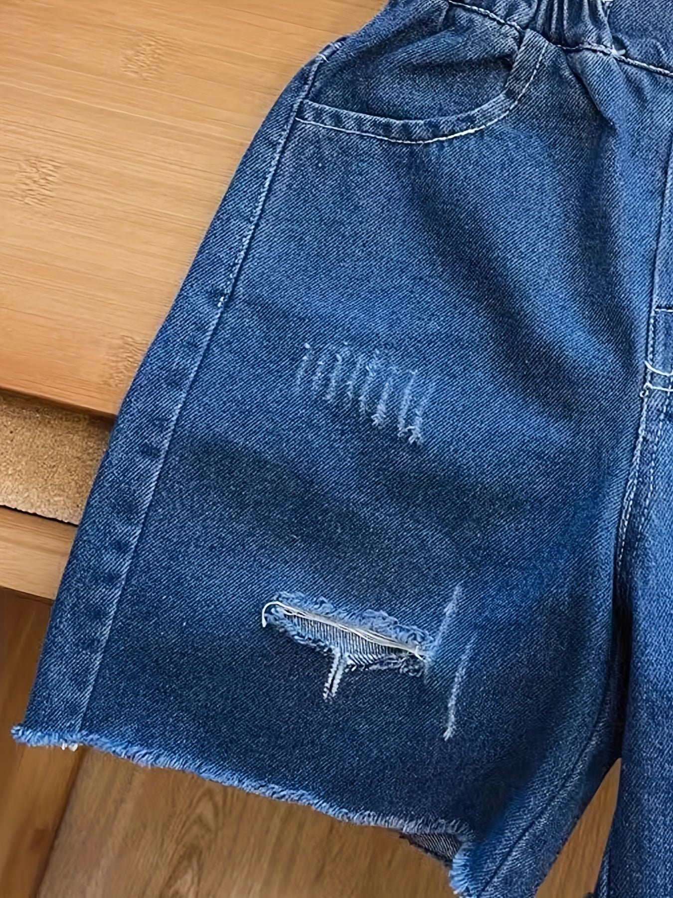 Boys Ripped Denim Shorts Jeans Shorts For Summer Kids Clothes