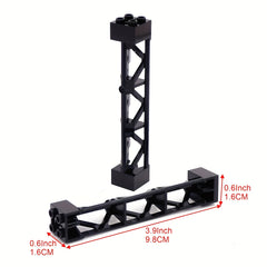 2pcs Four ABS Support Column Stand DIY Building Block Decorative Desktop Tower