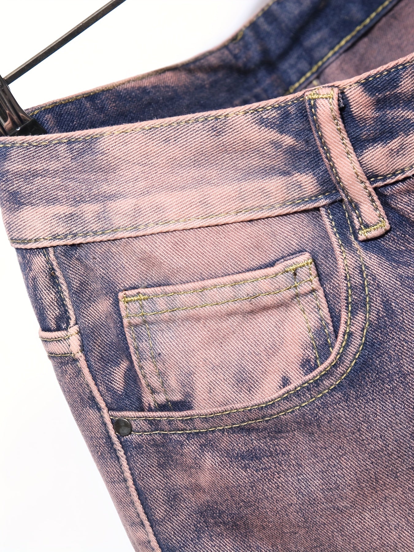 Slim Fit Ripped Jeans Mens Distressed Denim Pants