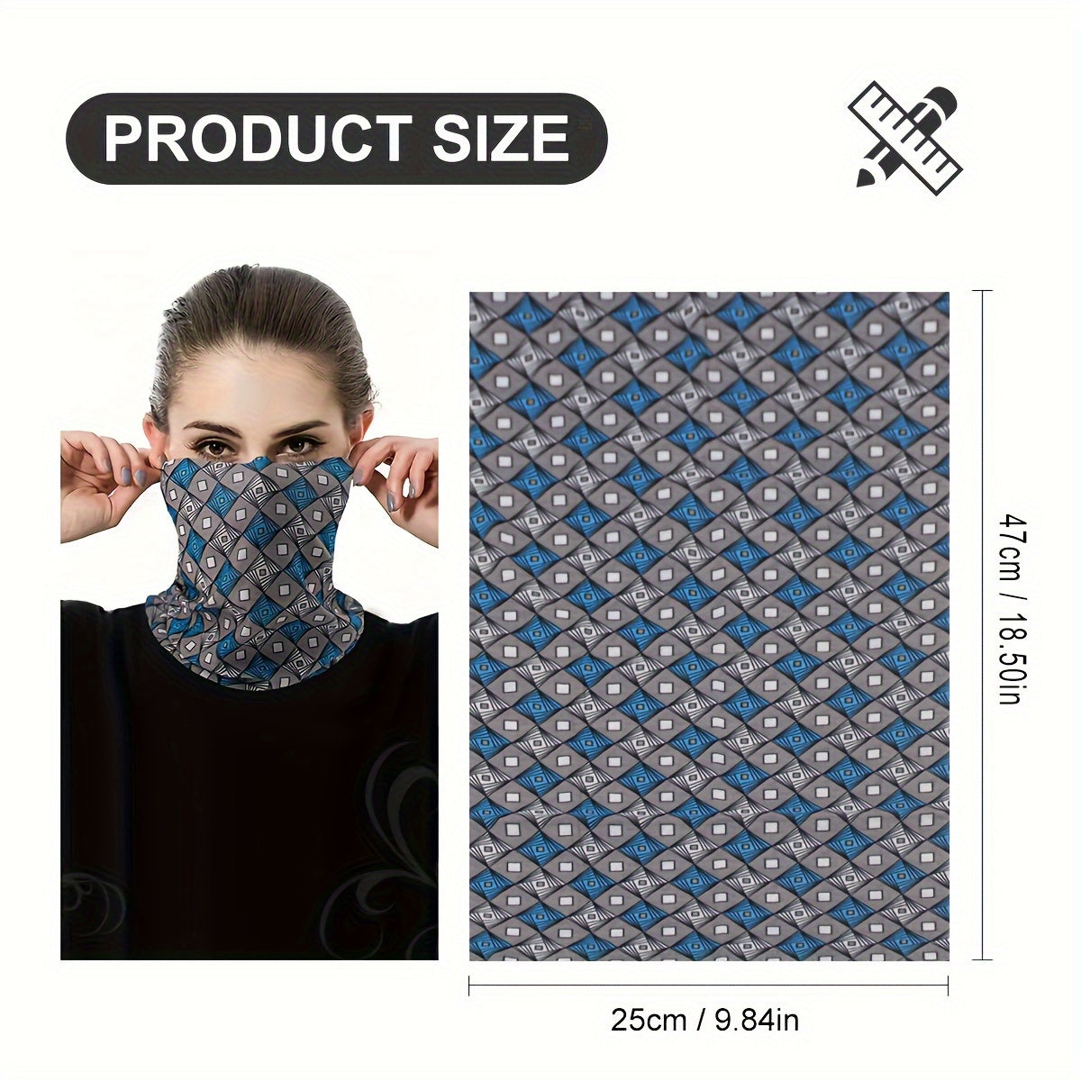 Cycling Neck Gaiter UV Protection Headscarf