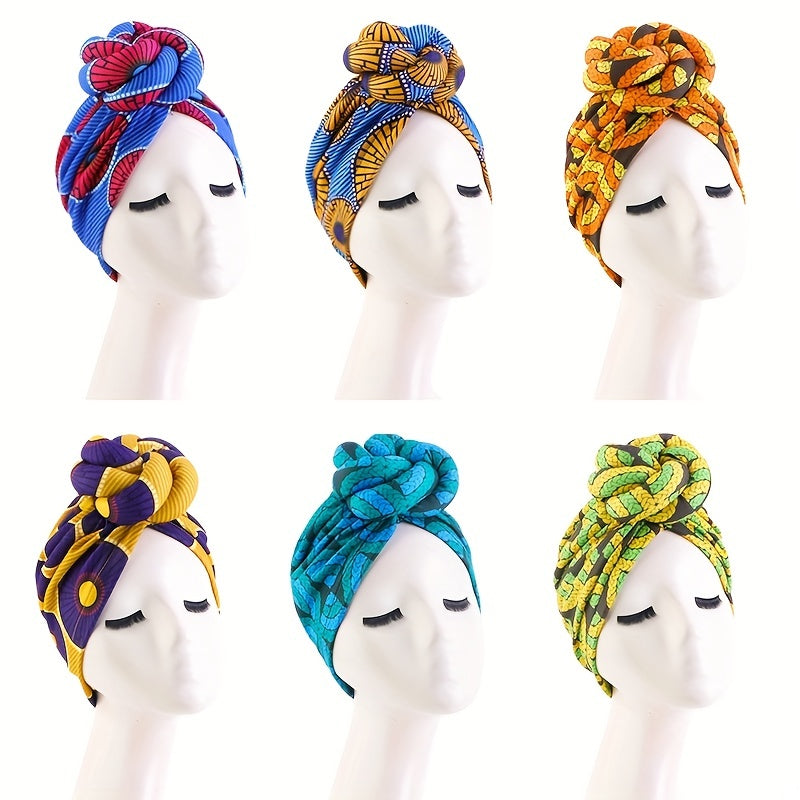 Vintage Braid Knot Boho Turban Cap Head Wrap