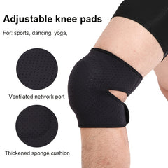 Adjustable Sports Knee Pad Thickened Sponge Dance Yoga Knee Band