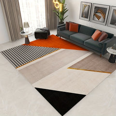 Modern Stylish Area Rug Soft Comfortable Minimalist Nordic Non Slip Carpet