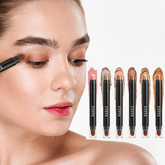 Metallic Eyeshadow Stick Set with Smudge Proof Sponge