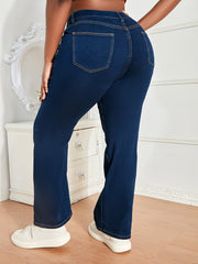 High Stretch Flared Leg Jeans