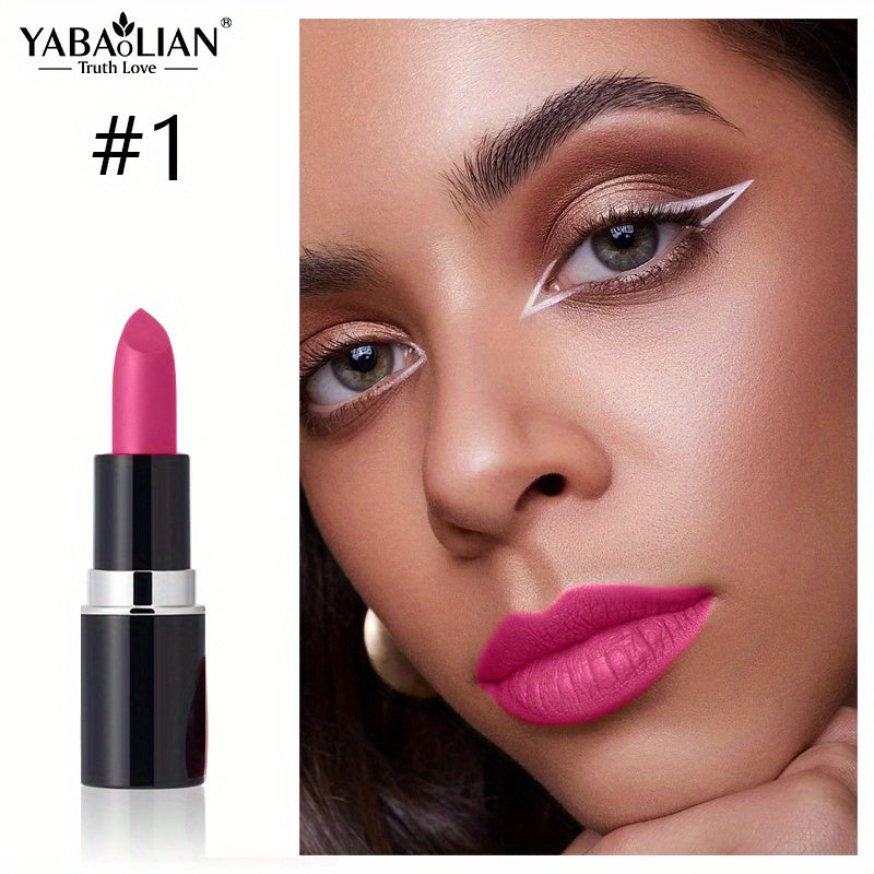 YABAOLIAN Starlight Matte Lipstick Long Lasting Moisturizing Lipstick