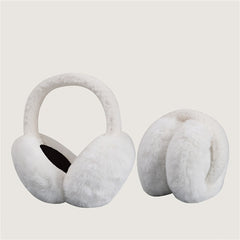 Soft Plush Earmuffs for Outdoor Winter Use