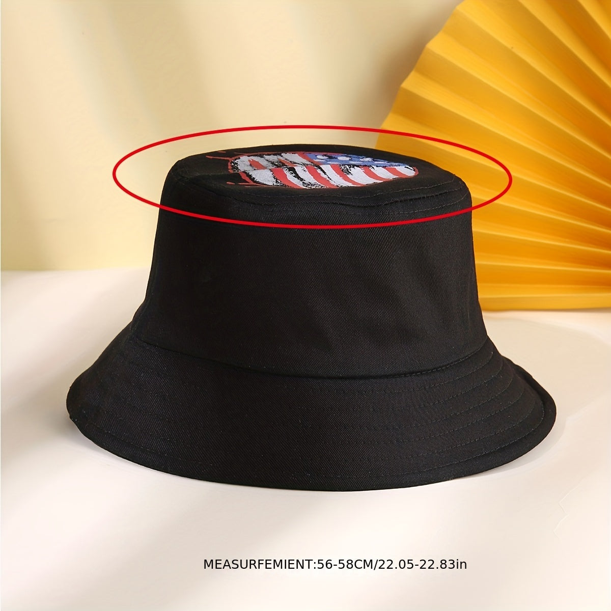 Men's Letter Print Fisherman Hat Bucket Hat