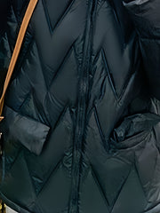 Fashionable Puffer Jacket Winter Warm Casual Jacket Women's Clothing