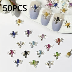 30pcs Mini Dragonfly Resin Sticker Scrapbooking DIY Jewelry Craft