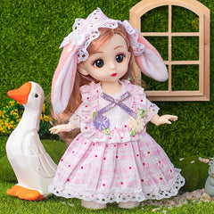 16cm Surprise Doll Toy Gift with Skirt - Mini Doll Party Dress Birthday Gift