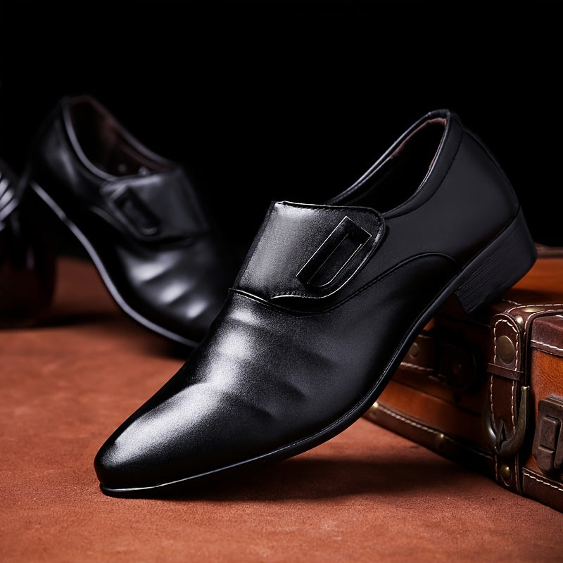 Men's Pointed Toe Slip-On Formal Shoes