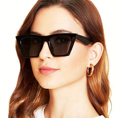 Cat Eye Sunglasses Gradient Lens Square Frame UV400