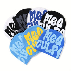 MEA CULPA Unisex Hip Hop Beanie Cap Y2K Street Knit Hat