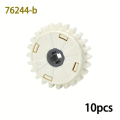 10pcs Building Block Gear Accessories for DIY MOC Round Clutch 24 Tooth Gear