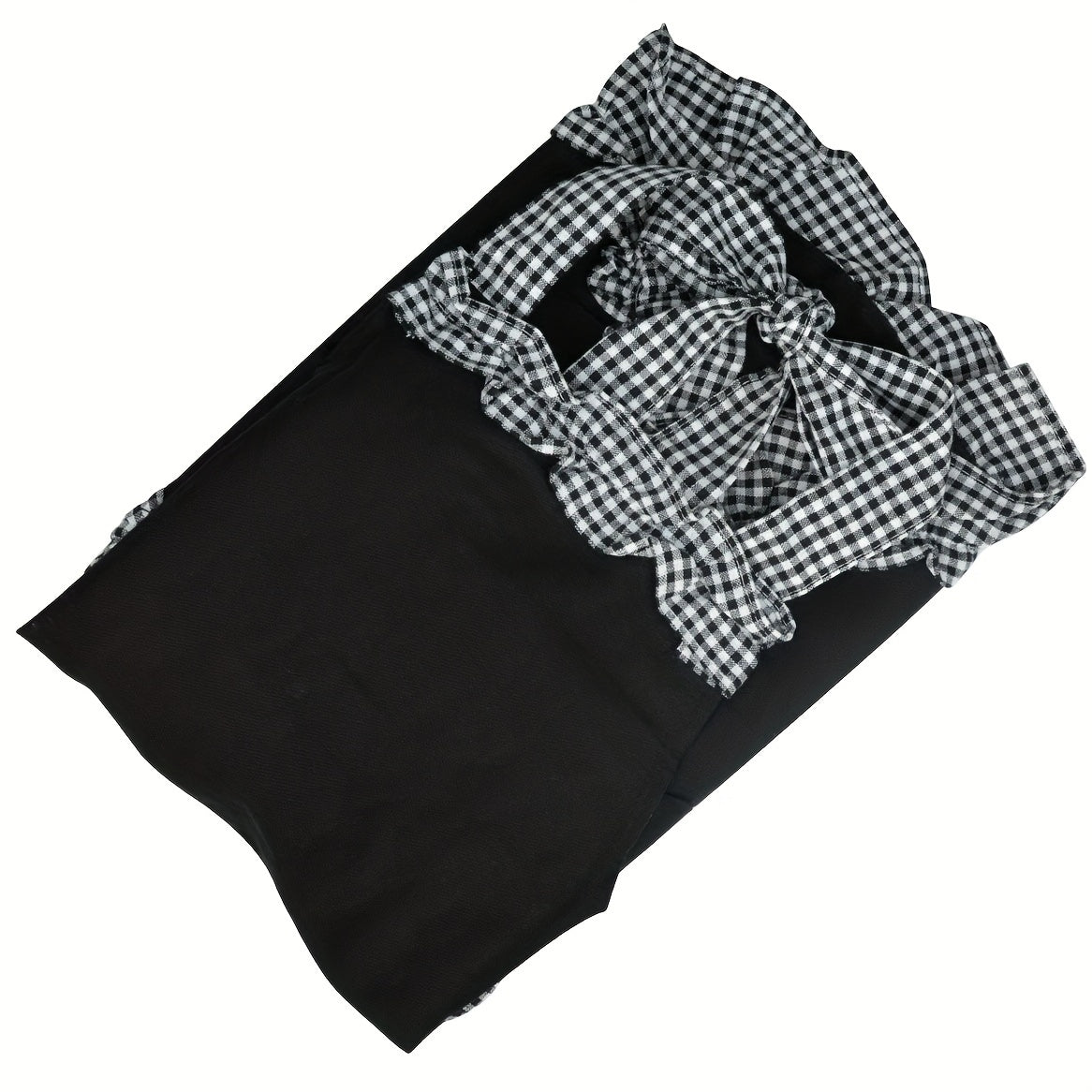 Polyester Retro Ladies Kitchen Apron with Lace Detailing