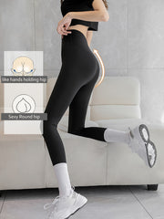 Warm Fleece Fitness Leggings High Waist Yoga Pants
