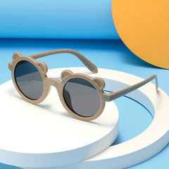 Girls Bear Frame Sunglasses for Party Outdoor Travel