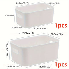 Cosmetic Storage Box Desktop Snack Storage Basket Plastic Skincare Container