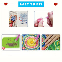 Pigeon Pattern Diamond Painting Kit DIY 5D Pendant Home Wall Decor