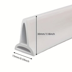 Silicone Bathroom Water Stopper - Prevent Splashing and Flooding